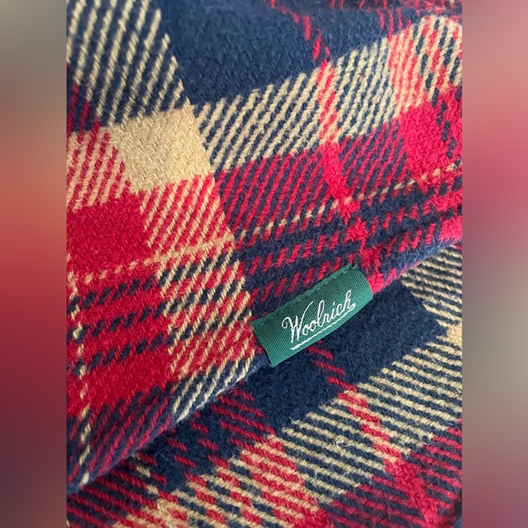 Woolrich The Green Label collection- %100 cotton plaid heavy Shacket Sz XL - Picture 11 of 13